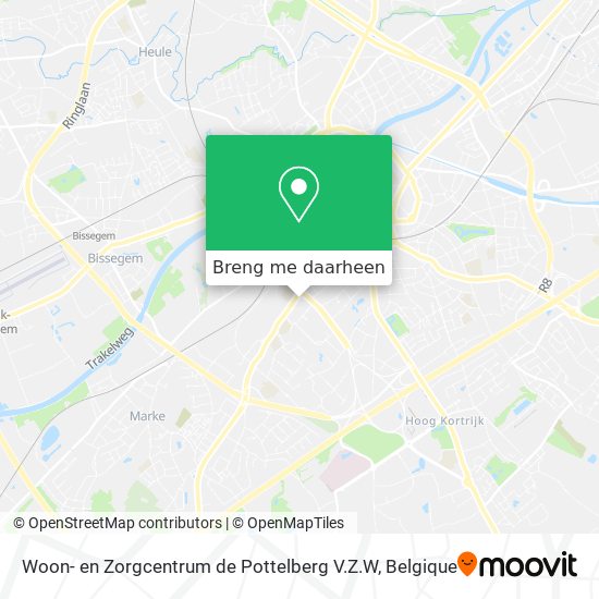 Woon- en Zorgcentrum de Pottelberg V.Z.W kaart