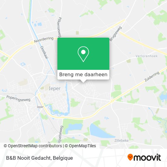 B&B Nooit Gedacht kaart