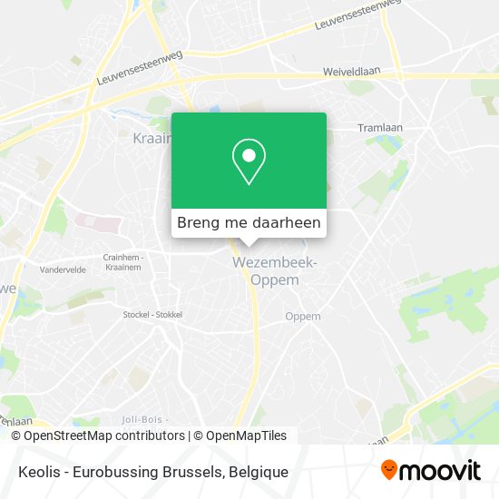 Keolis - Eurobussing Brussels kaart