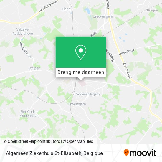 Algemeen Ziekenhuis St-Elisabeth kaart