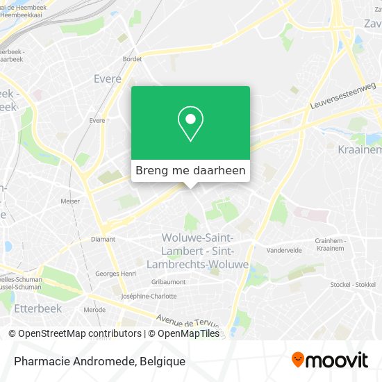 Pharmacie Andromede kaart