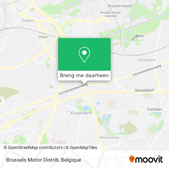 Brussels Motor Distrib kaart