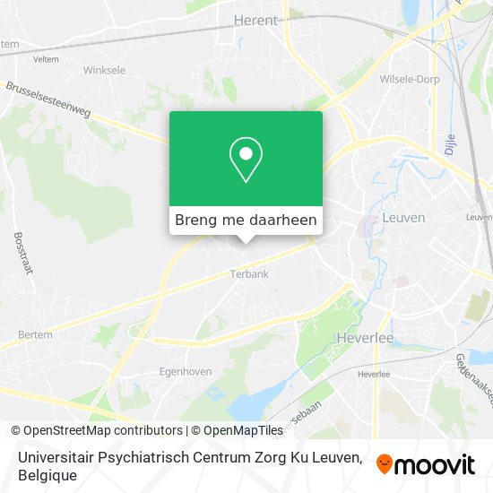 Universitair Psychiatrisch Centrum Zorg Ku Leuven kaart