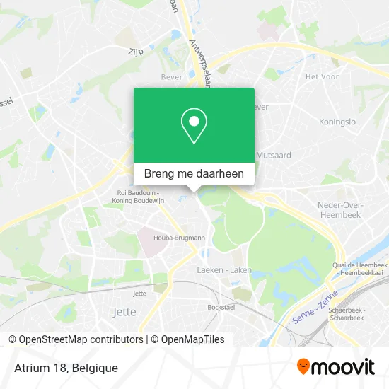 Atrium 18 kaart