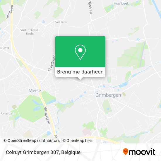 Colruyt Grimbergen 307 kaart