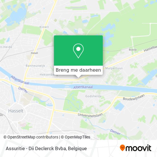Assuritie - Dii Declerck Bvba kaart