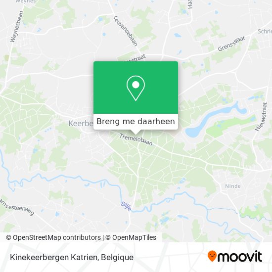 Kinekeerbergen Katrien kaart