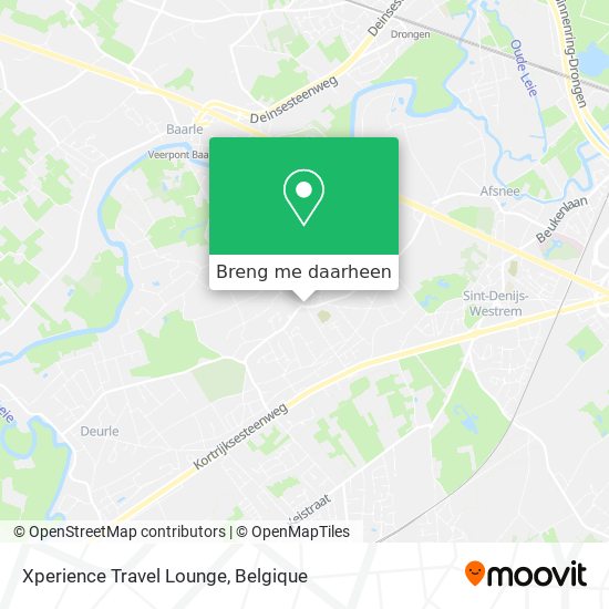 Xperience Travel Lounge kaart