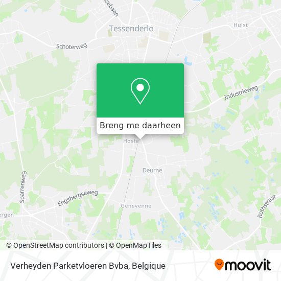 Verheyden Parketvloeren Bvba kaart