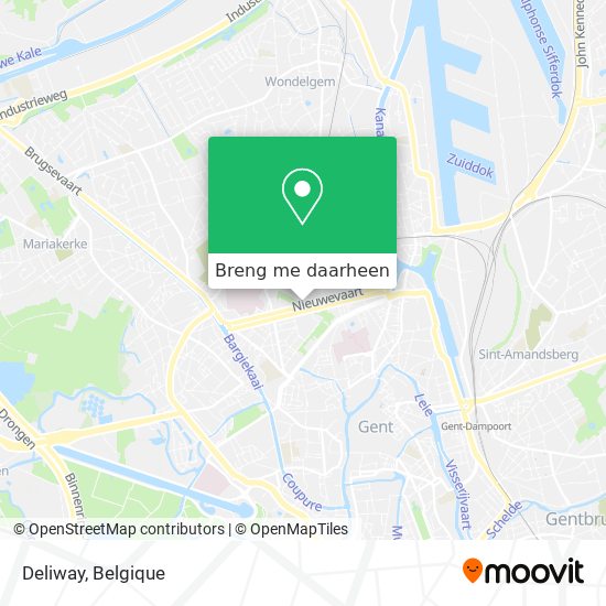 Deliway kaart