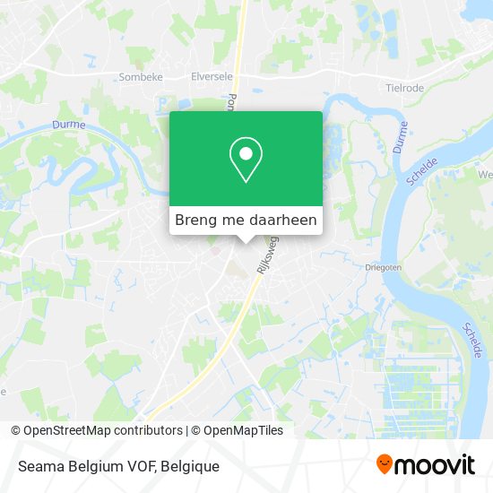 Seama Belgium VOF kaart