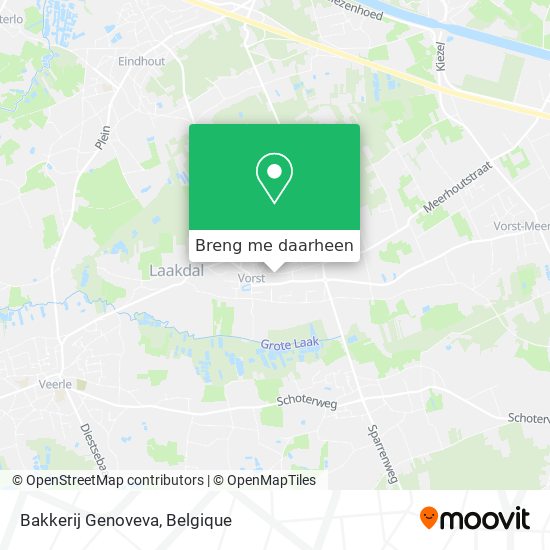 Bakkerij Genoveva kaart