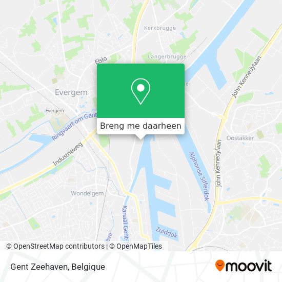Gent Zeehaven kaart