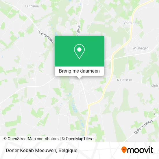 Döner Kebab Meeuwen kaart