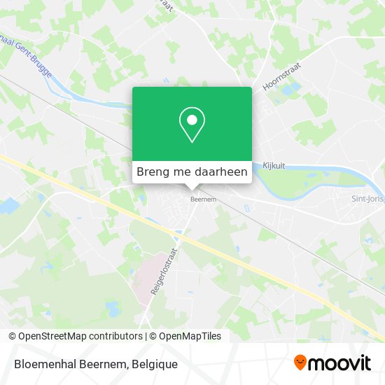 Bloemenhal Beernem kaart