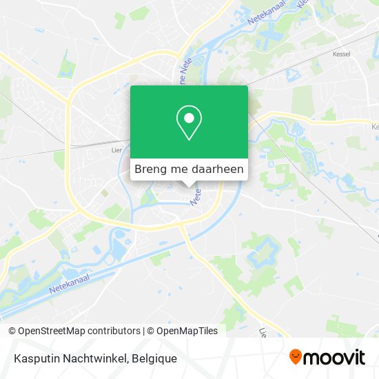 Kasputin Nachtwinkel kaart