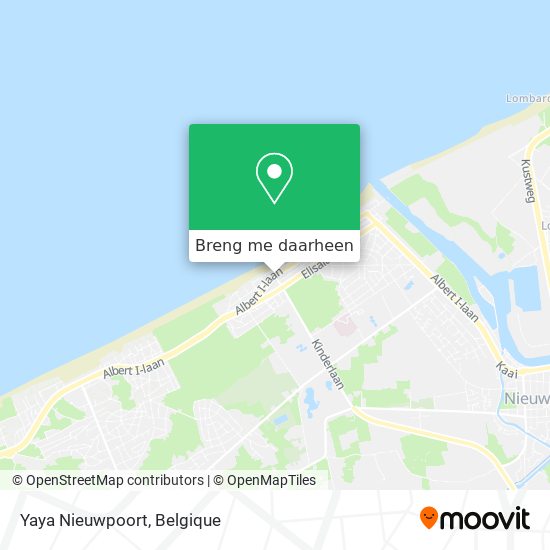 Yaya Nieuwpoort kaart