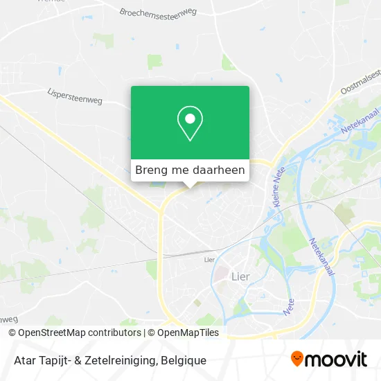 Atar Tapijt- & Zetelreiniging kaart