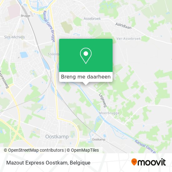 Mazout Express Oostkam kaart