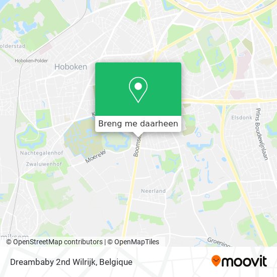 Dreambaby 2nd Wilrijk kaart