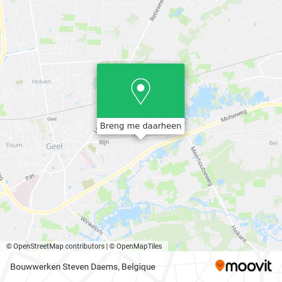 Bouwwerken Steven Daems kaart
