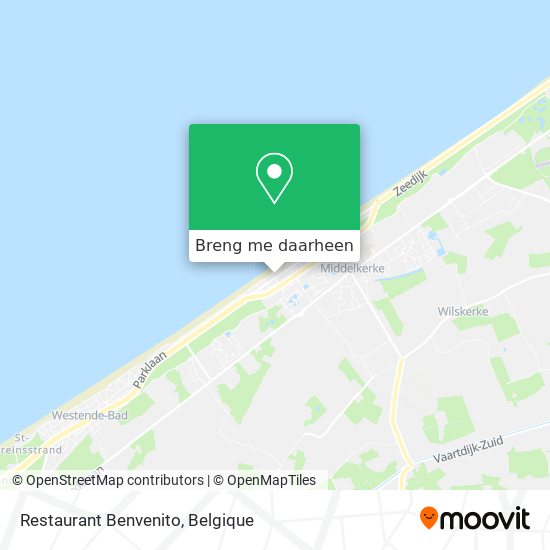 Restaurant Benvenito kaart