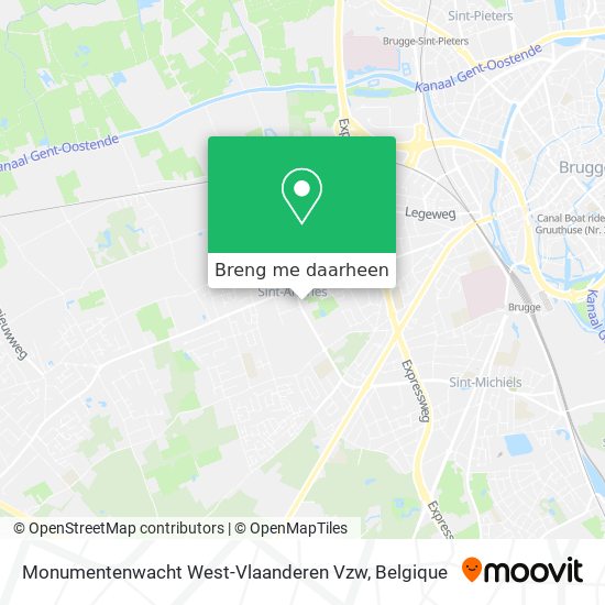 Monumentenwacht West-Vlaanderen Vzw kaart