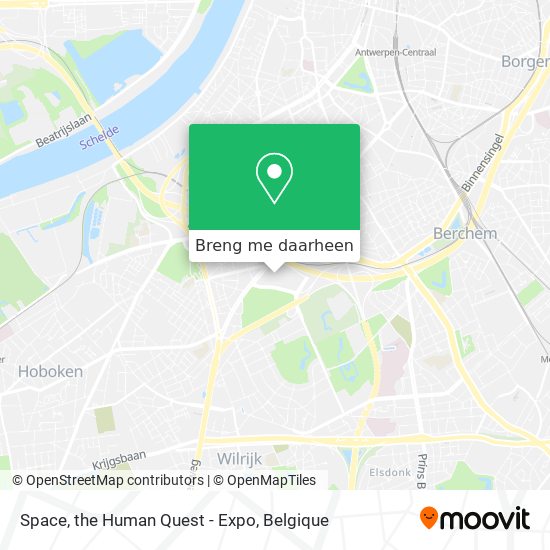 Space, the Human Quest - Expo kaart