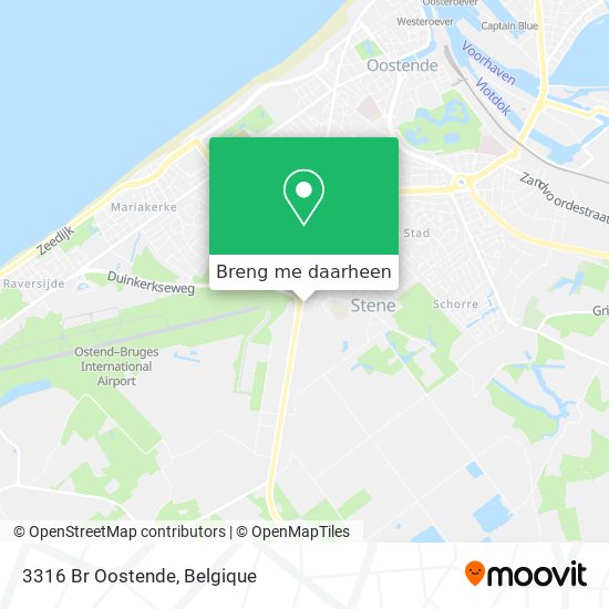3316 Br Oostende kaart