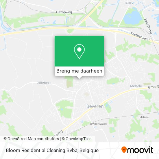 Bloom Residential Cleaning Bvba kaart