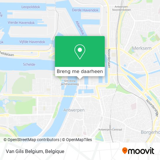 Van Gils Belgium kaart