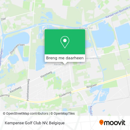 Kempense Golf Club NV kaart