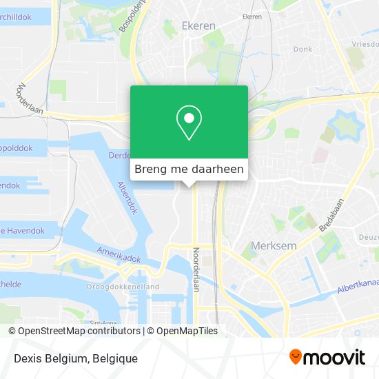 Dexis Belgium kaart