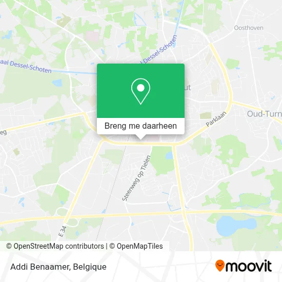 Addi Benaamer kaart