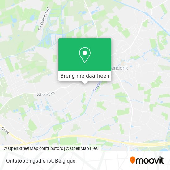 Ontstoppingsdienst kaart