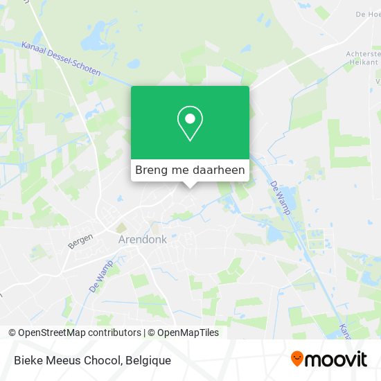 Bieke Meeus Chocol kaart