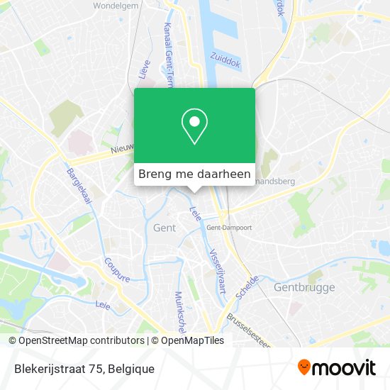 Blekerijstraat 75 kaart