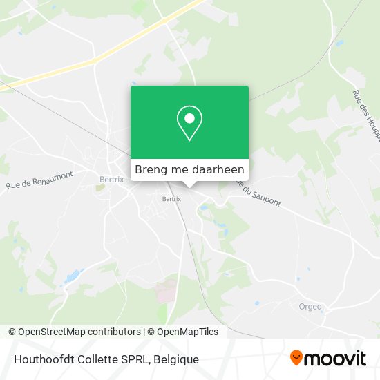 Houthoofdt Collette SPRL kaart
