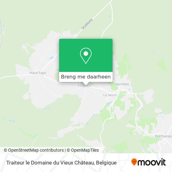 Traiteur le Domaine du Vieux Château kaart