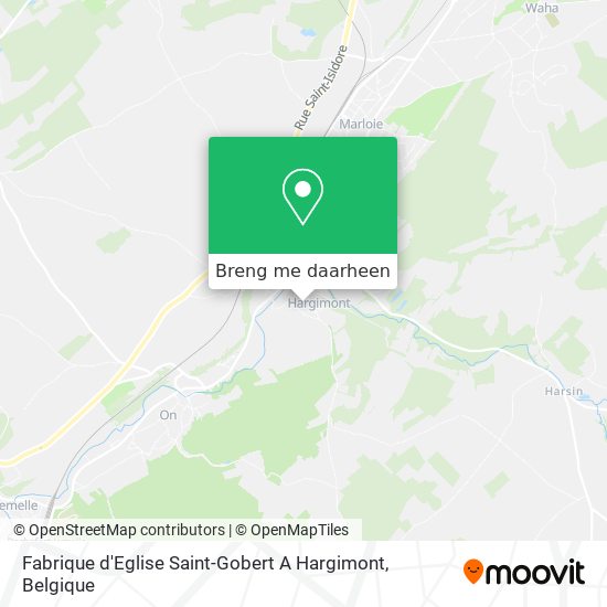 Fabrique d'Eglise Saint-Gobert A Hargimont kaart