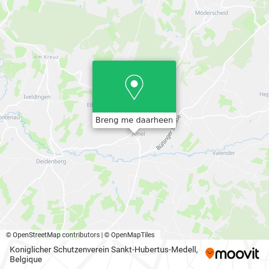 Koniglicher Schutzenverein Sankt-Hubertus-Medell kaart