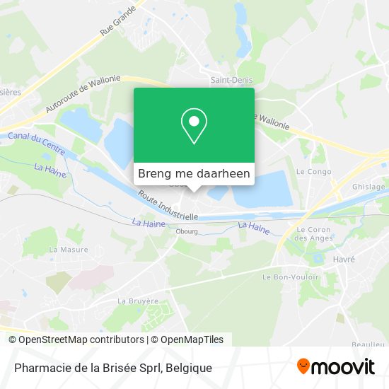 Pharmacie de la Brisée Sprl kaart