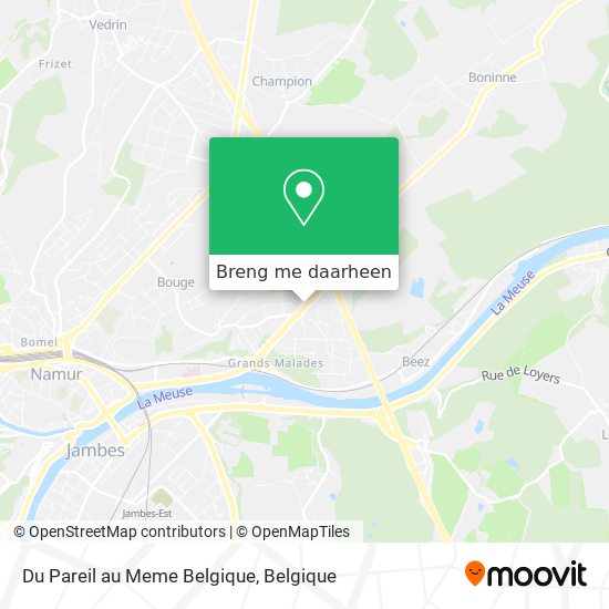 Du Pareil au Meme Belgique kaart