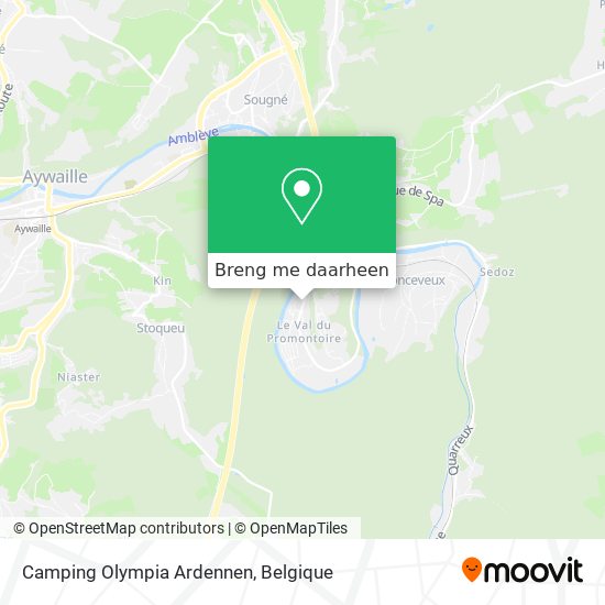 Camping Olympia Ardennen kaart