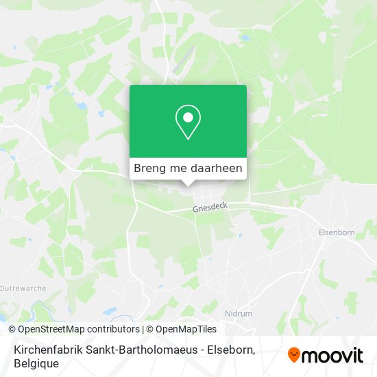 Kirchenfabrik Sankt-Bartholomaeus - Elseborn kaart