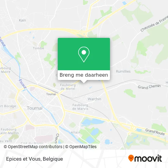 Epices et Vous kaart