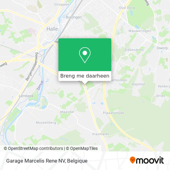Garage Marcelis Rene NV kaart