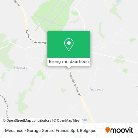 Mecanico - Garage Gerard Francis Sprl kaart