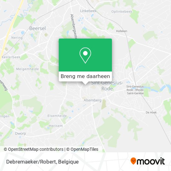 Debremaeker/Robert kaart