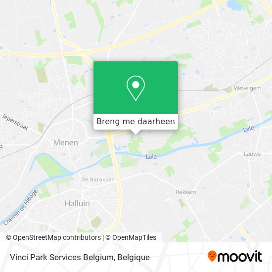 Vinci Park Services Belgium kaart